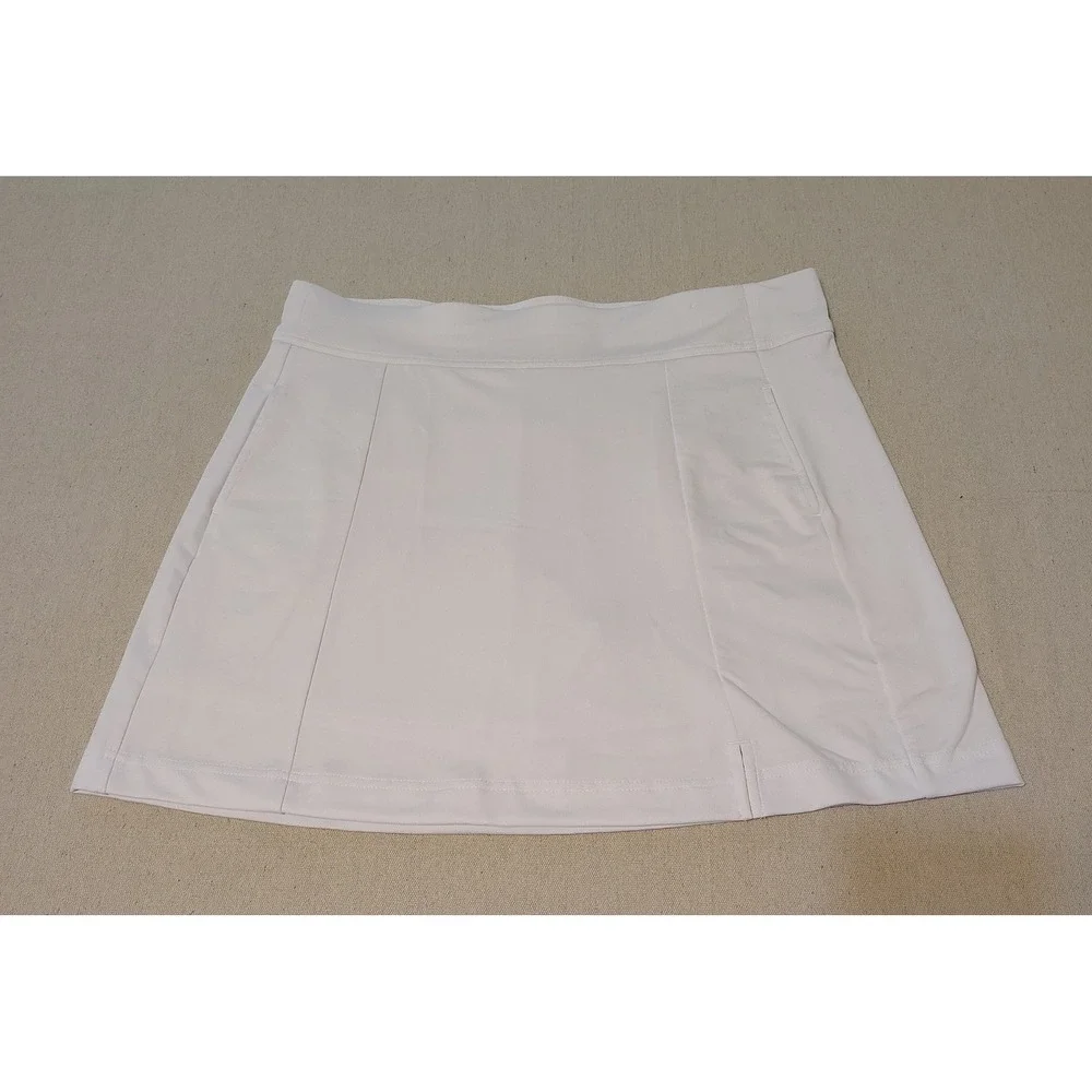 Callaway Opti Dry Golf Skirt‎ White Pleated Athletic Performance Size L 11